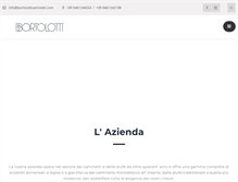 Tablet Screenshot of bortolotticaminetti.com